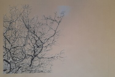 Dibujo titulada "Grandes Branches 4…" por Michèle Caranove, Obra de arte original, Tinta
