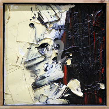 Картина под названием "CARNE" - Michele De Agostini, Подлинное произведение искусства, Масло Установлен на Деревянная рама д…