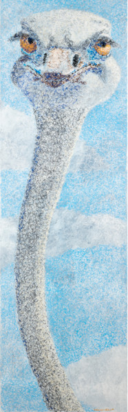 Dessin intitulée "Sidonie" par Michèle Decouvreur, Œuvre d'art originale, Acrylique