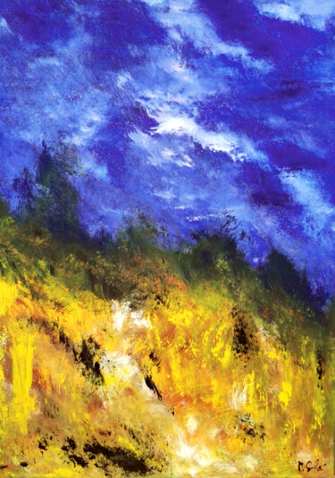 Pittura intitolato "Imbrunire" da Michele Giuliani, Opera d'arte originale, Acrilico