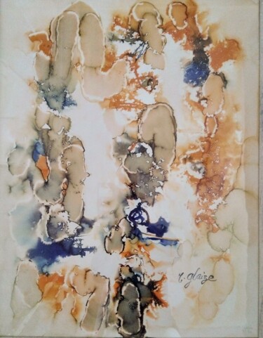 Pintura intitulada "SEPARATION" por Michele Glaize, Obras de arte originais, Tinta Montado em Cartão