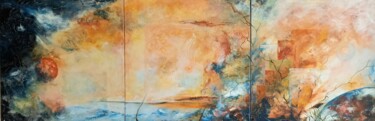 Pintura intitulada "La création du monde" por Michèle Labbre Cayla, Obras de arte originais, Pigmentos