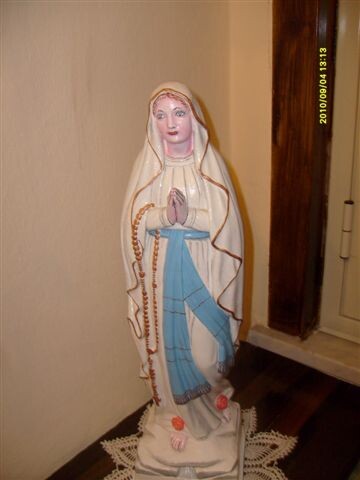Pittura intitolato "Madonna di Lourdes…" da Michele Montalto, Opera d'arte originale