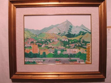 Pittura intitolato "Panorama di Baida (…" da Michele Montalto, Opera d'arte originale