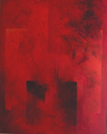 Painting titled "Confrontation et li…" by Michèle Radix, Original Artwork