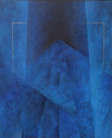 Peinture intitulée "Mystère pesant 1" par Michèle Radix, Œuvre d'art originale, Huile