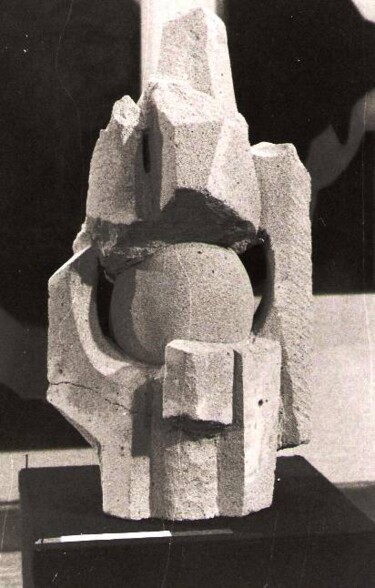 Sculpture titled "genèse 2" by Michèle Radix, Original Artwork