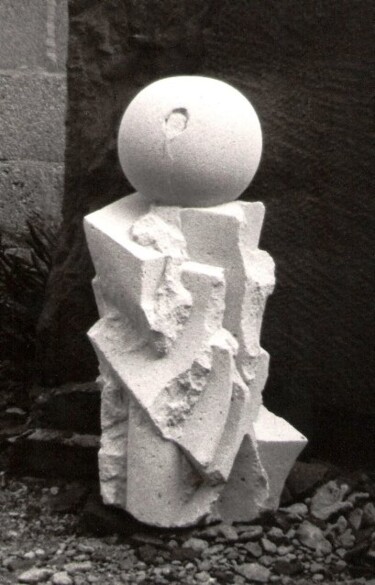 Sculpture titled "genèse 3" by Michèle Radix, Original Artwork
