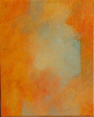 Painting titled "puits de lumière sé…" by Michèle Radix, Original Artwork, Oil