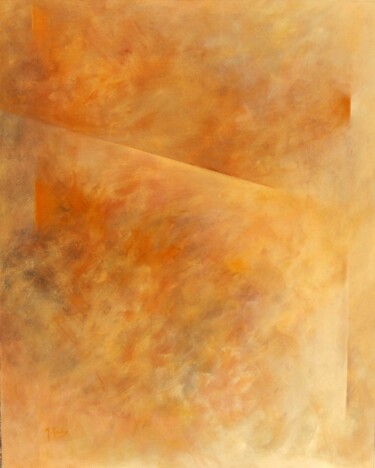 Painting titled "Bruissement de lumi…" by Michèle Radix, Original Artwork