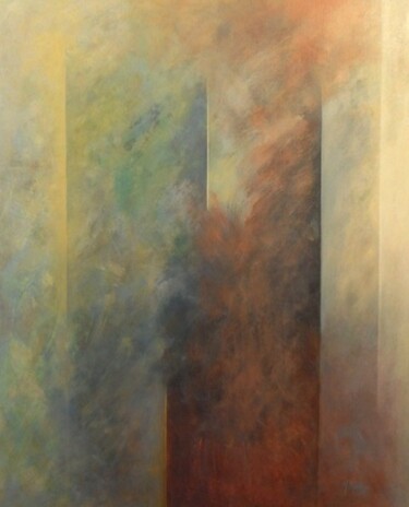 Peinture intitulée "L'aube du Pilier sa…" par Michèle Radix, Œuvre d'art originale, Acrylique