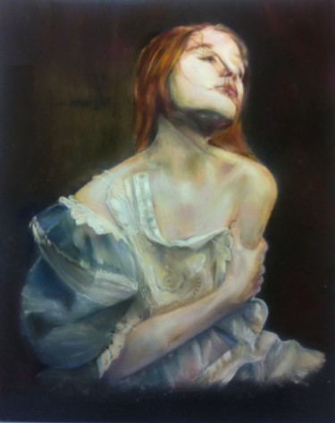 Painting titled "Sans titre" by Michèle Rais, Original Artwork, Pastel