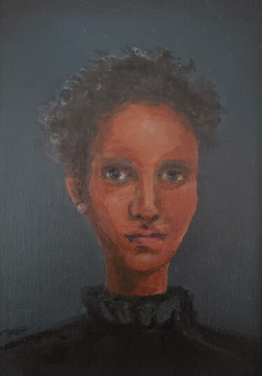 Schilderij getiteld "Tina" door Michele Rene, Origineel Kunstwerk, Acryl