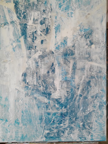 Painting titled "glace" by Michele Telli, Original Artwork, Acrylic