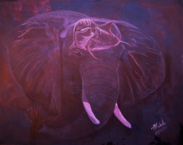 Painting titled "Dolphins Dream" by Michele Angelo Giocondo Ciotoli, Original Artwork, Acrylic