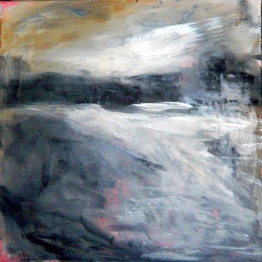 Painting titled "Rivage n°4" by Michèle Dutruel-Dandelot, Original Artwork