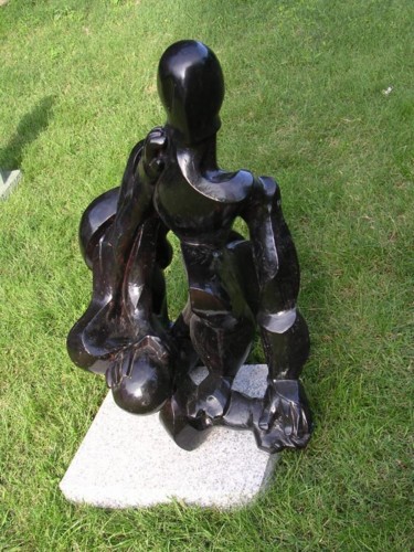 Sculpture titled "4	La lotta(la lutte)" by Michele Soro, Original Artwork