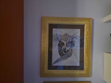 Картина под названием "FERNANDO" - Michele Tortorelli, Подлинное произведение искусства, Карандаш