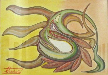 Картина под названием "DIANA" - Michele Tortorelli, Подлинное произведение искусства, Темпера