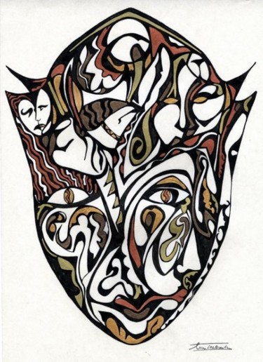 Картина под названием "FELIX" - Michele Tortorelli, Подлинное произведение искусства, Акрил