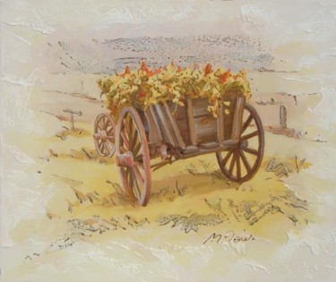 Pintura intitulada "Florescer" por M. Fares, Obras de arte originais