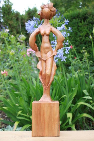 Sculpture titled "Chloris" by Michel Ferre, Original Artwork, Wood