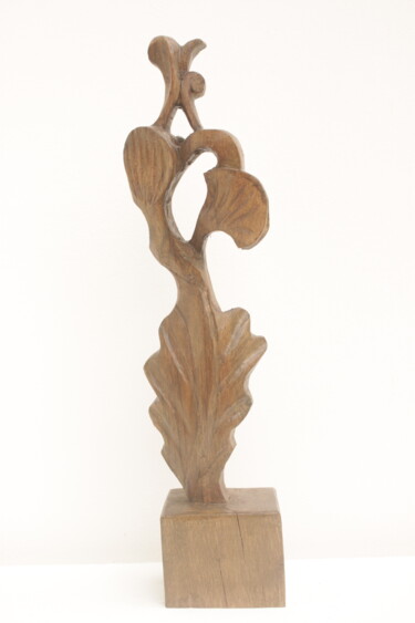Sculpture titled "La Métamorphose" by Michel Ferre, Original Artwork, Wood