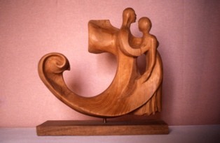 Sculpture titled "Vers l'île" by Michel Ferre, Original Artwork