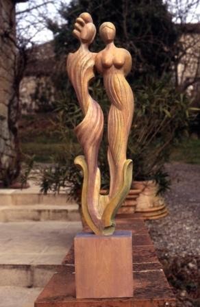 Sculpture titled "Premier Amour" by Michel Ferre, Original Artwork