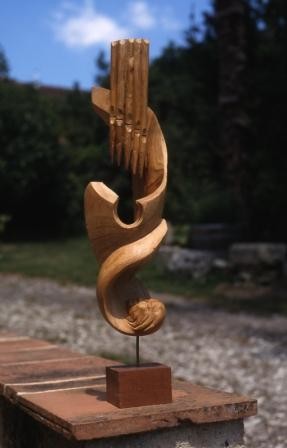 Sculptuur getiteld "Orgue sur la mer" door Michel Ferre, Origineel Kunstwerk