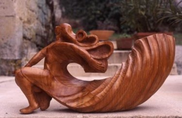 Sculpture titled "Souffle marin" by Michel Ferre, Original Artwork