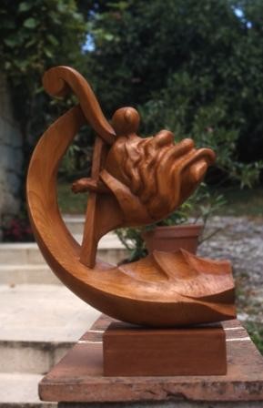 Sculpture titled "Tristan" by Michel Ferre, Original Artwork