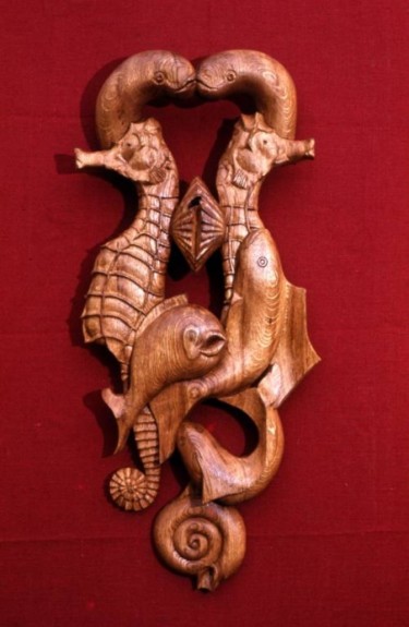 Sculpture intitulée "Hippocampes" par Michel Ferre, Œuvre d'art originale