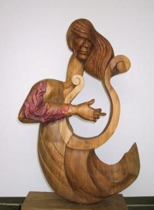 Sculpture intitulée "Orphée" par Michel Ferre, Œuvre d'art originale