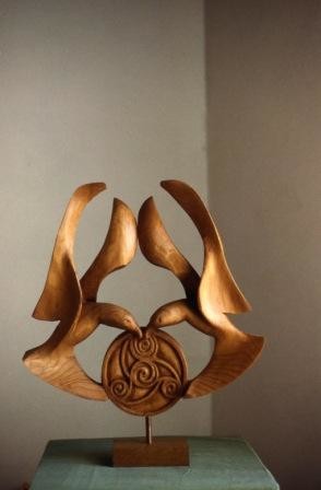 Sculpture intitulée "Triskel" par Michel Ferre, Œuvre d'art originale