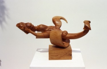 Sculpture titled "Mélusine" by Michel Ferre, Original Artwork