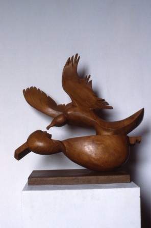 Skulptur mit dem Titel "Emmène-moi" von Michel Ferre, Original-Kunstwerk