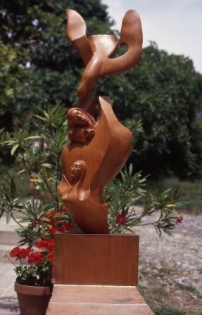 Skulptur mit dem Titel "Navire" von Michel Ferre, Original-Kunstwerk