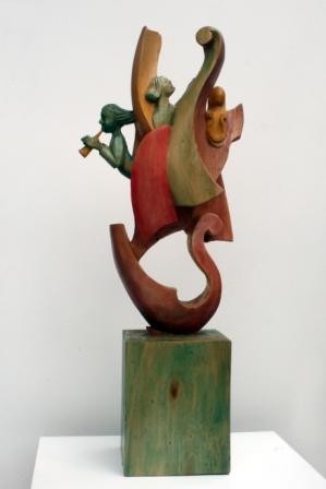 Sculpture intitulée "Le chant des sirènes" par Michel Ferre, Œuvre d'art originale