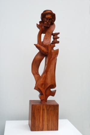 Sculpture intitulée "Le navigateur" par Michel Ferre, Œuvre d'art originale