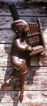 Sculpture titled "Joueur d'Orgue" by Michel Ferre, Original Artwork