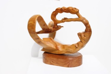 Sculpture titled "Alizés" by Michel Ferre, Original Artwork, Wood