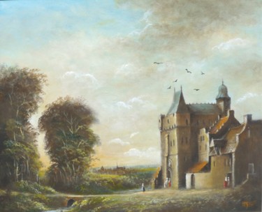 Картина под названием "Tholen 1802" - Michel Gauthier, Подлинное произведение искусства, Акрил