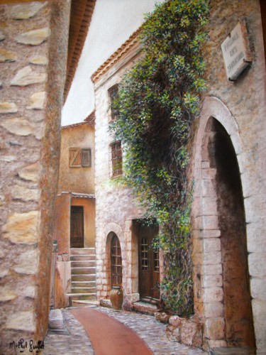 Le passage des Sarrazins Dessin intitulée "Le passage des Sarr…" par Michel Guillet, Œuvre d'art originale, Pastel