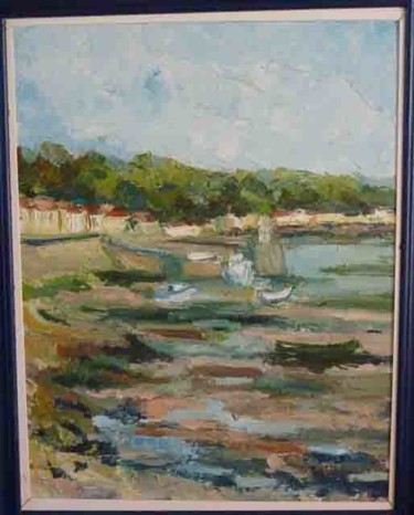 Peinture intitulée "Ile d'Oléron" par Michel Hamelin, Œuvre d'art originale, Huile