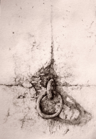 Dessin intitulée "anneau" par Claude Micheli, Œuvre d'art originale