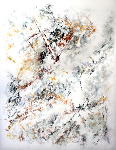 Dessin intitulée "IMG 3110" par Claude Micheli, Œuvre d'art originale, Pastel Monté sur Verre