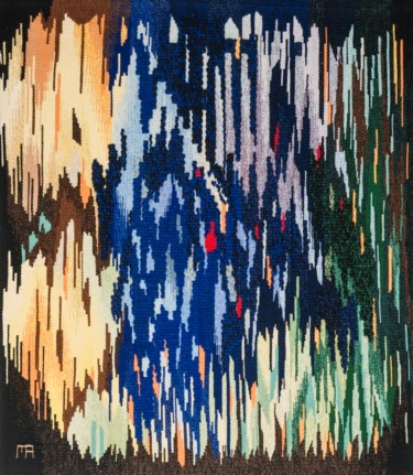 Art textile intitulée "Palette" par Micheline Aubert, Œuvre d'art originale