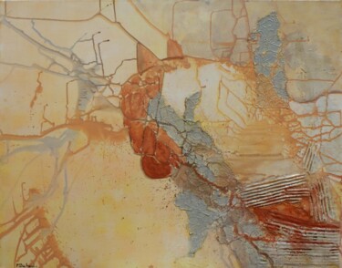 Peinture intitulée "Nécèssité oblige N°2" par Michelle Dechaud, Œuvre d'art originale, Acrylique