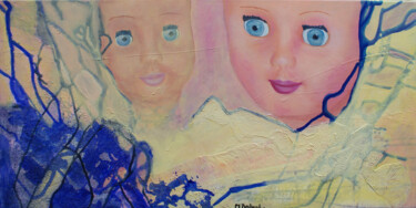 Peinture intitulée "Je ne suis pas la p…" par Michelle Dechaud, Œuvre d'art originale, Acrylique